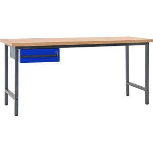 Werktafel, werkbank met 1 lade, 200 cm.