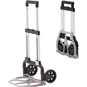 Kruizinga - Inklapbare Steekwagen - Zwart - Laadvermogen 125 kg - Volledig Inklapbaar