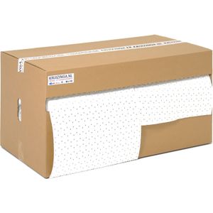 Absorptiemateriaal absorptiedoek basic 2 rollen geschikt voor olie en koolwaterstoffen