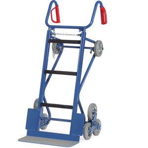 Apparaten steekwagen 2 ster vormige wielsets  blauw Laadvermogen (kg): 400.