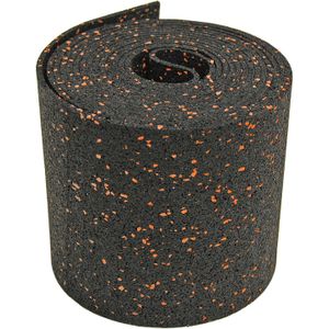Antislip matten rubber dikte 3 mm  L:5000,B:150,H:3mm zwart