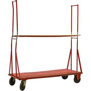 Gebruikte Etagewagens met 1 etage (vast)  L:1700,B:670,H:1970mm rood