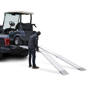 Oprijplaten Oprijplaat opvouwbaar aluminium 300 cm (set) L:3000,B:400,H:0mm Laadvermogen (kg): 590.