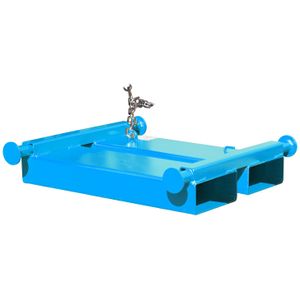 Lasthaak opname voor de big-bag lussen L:650,B:610,H:145mm blauw Laadvermogen (kg): 1000.