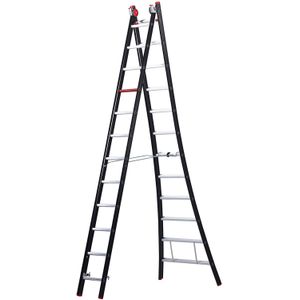 Ladders, Altrex reformladder  2-delig, 2x12 treden.