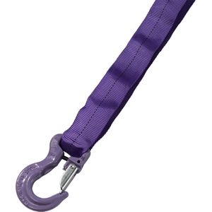 Rondstrop rondstrop met haak 30 mm polyester 1000 kg L:1500,B:30,H:0mm paars