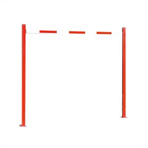Afbakening veiligheid markering hoogtebegrenzer rood/wit - 5230 mm breed  signaalkleur