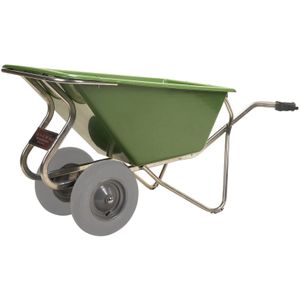 Matador - NOKA-160-CT-2WI - Landbouwkruiwagen - Groen - 160 Liter - Laadvermogen 250 kg