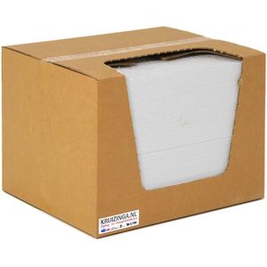 Absorptiemateriaal absorptiedoek mechanic 100 doeken geschikt voor olie en koolwaterstoffen