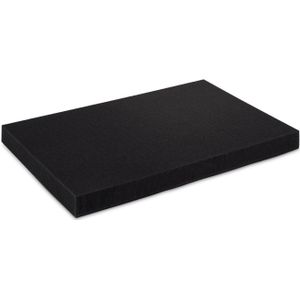 Kunststof - Rasterschuimset - Zwart - L:560 x B:360 x H:55mm