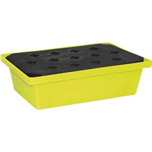 Kunststof lekbakken opvangbak kunststofvloerdeel  - L:595 x B:395 x H:170mm - Geel Laadvermogen (kg): 55.