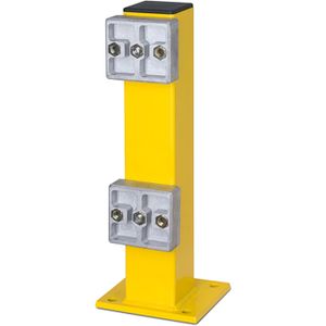 Beschermbeugels aanrijbeveiliging aanrijbeschermer, standaard ,B:80,D:80,H:465mm geel