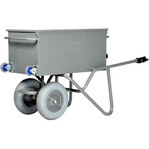 Matador - Gereedschapskruiwagen - Grijs - Kantelbaar - 190 liter - Laadvermogen 250 kg