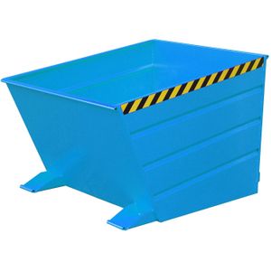 Kiepbak zelfkieper lage bouwhoogte  - L:1445 x B:800 x H:890mm - Blauw - 650ltr Laadvermogen (kg): 1000.