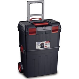 Kruizinga - Transportkoffer - Zwart - Gereedschapskoffer - L: 470 x B: 290 x H: 630 mm