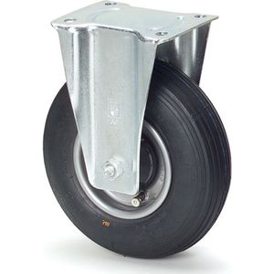 Wiel bokwiel Ø 220 mm  - L:220 x B:70 x H:250mm - Zink Laadvermogen (kg): 150.