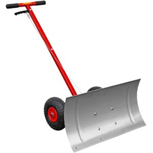 Sneeuwschuivers sneeuwruimer met verstelbare RVS schep L:1100,B:740,H:900mm rood
