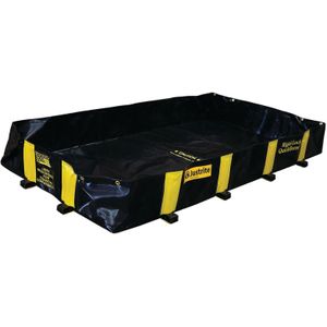 Kunststof - Lekbakken - Zwart - Inklapbare Constructie - 890 liter - L:2640 x B:1220 x H:305 mm
