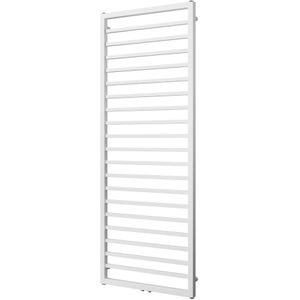 Vipera Listona enkele handdoekradiator 60 x 180 cm elektrische verwarming mat wit  750W, weerstand inbegrepen