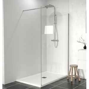 SanyOne inloopdouche 80 x 195 cm helder glas glanzend chroom profiel