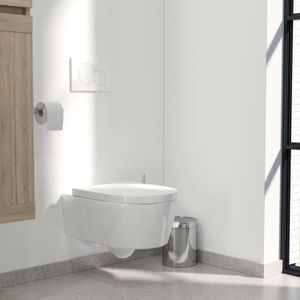 Villeroy & Boch Avento hangend toilet hoogglans wit randloos, inclusief isolatieset