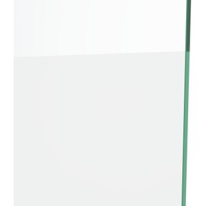 Linie Walk-In douchewand helder glas met matte strook 96 x 200 cm