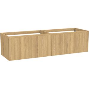 Balmani Idra zwevende wastafelonderkast 180 x 55 cm fineer naturel eiken 4 lades