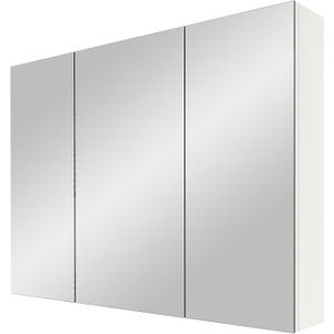 Linie Montro spiegelkast 100 x 75 cm mat wit