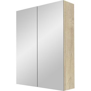 Linie Montro spiegelkast 60 x 75 cm naturel eiken