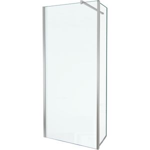 Balmani Move inloopdouche met beweegbare zijwand 90 x 200 cm helder glas glanzend chroom profiel