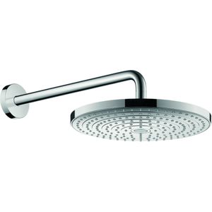 Hansgrohe Raindance Select S 300 ronde regendouchekop met muursteun 30 cm glanzend chroom