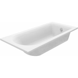 Luca Varess Rosala eenpersoons inbouwbad 170 x 80 cm acryl mat wit