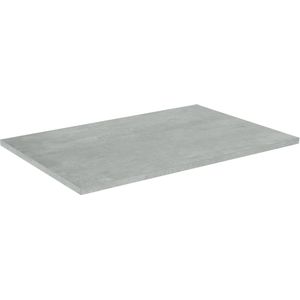 Linie Lado enkel wastafelblad beton donkergrijze melamine 70 x 46 cm
