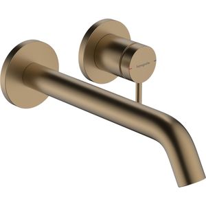 Hansgrohe Tecturis S inbouw wastafelkraan brushed bronze