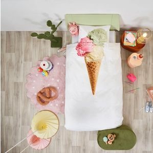 Dekbedovertrek - Wit - Katoen - 2 Persoons