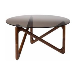 Dutchbone - Naia - Salontafel - Rond - 80 cm - Hout - Bruin