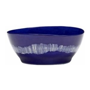 Serax - Feast - Kom - Blauw-Wit - Aardewerk - Inhoud 85 cl