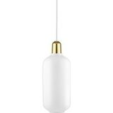 Hanglamp Normann Copenhagen Amp Large White Brass