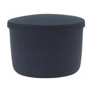 Poef Normann Copenhagen Hide Storage Pouf Small Steel Blue