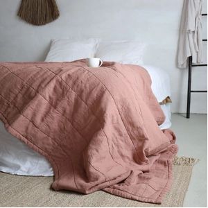 Sprei Passion for Linen Nice Clay-240 x 250 cm