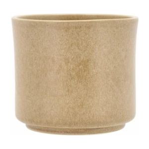 Bloempot Villa Collection Leer Cream 15 x 13 cm