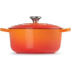 Braadpan Le Creuset Signature Rond Oranjerood 20 cm