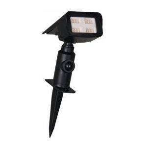 Motion Sensor Spotlight Luxform Intelligent Solar Rosario Black 30-600 Lumen