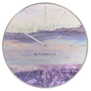 Riverdale Wandklok Brixton metallic 30cm