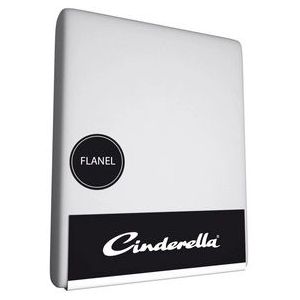 Cinderella - Hoeslaken - Flanel - 140x200/210 cm - Light Grey