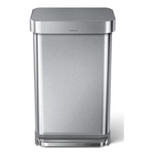 Prullenbak Simplehuman Liner Pocket Zilver 45L