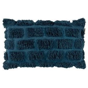 vtwonen Sierkussen Tufted Donker Blauw (40x50 cm)