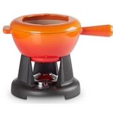 Fondueset Le Creuset Oranjerood 20 cm