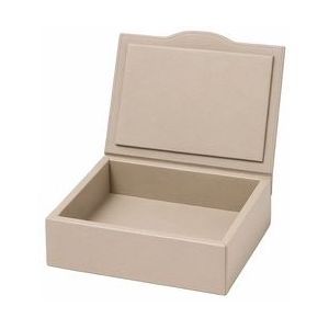 Trinket Box Giobagnara Luna Rectangular Small Printed Calfskin Golf Stone