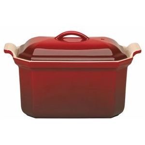 Terrinevorm Le Creuset Foie Gras Kersenrood 0,6L Geschenkset